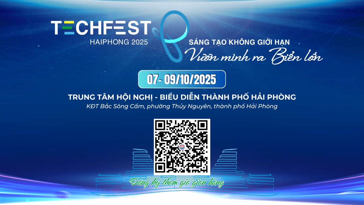 Thông báo: Đăng ký gian hàng triển lãm tại Techfest Hải Phòng 2025